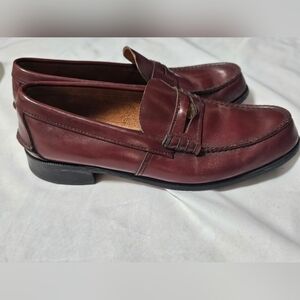 Vintage Sear Leather Penny Loafers